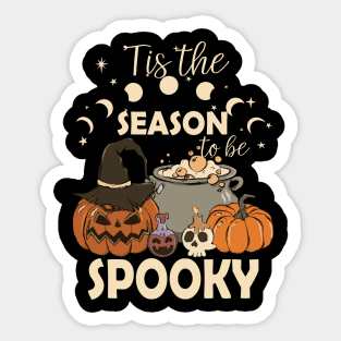 Tis The Season To Be Spooky Sticker